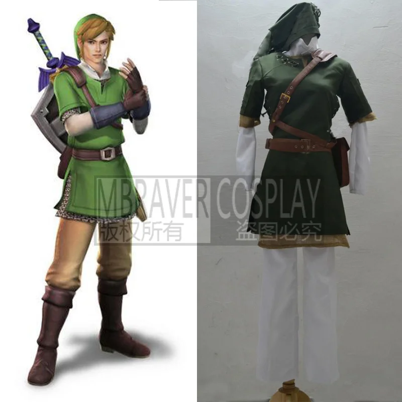 

The Legend of Zelda Zelda Link Cosplay Costume