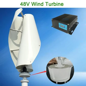 

Wind power kit 48v vertical Maglev wind turbine generator with 48V MPPT controller for home use