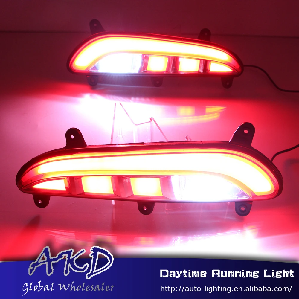 

Car Styling for Hyunda i20 Elite Rear Reflector for i20 elite rear bumper light DRL brake lamp +Rear Bumpe Reflector
