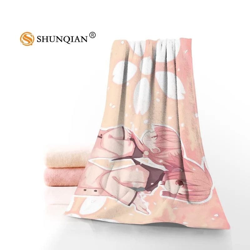 

New Custom Anime Towel Printed Cotton Face/Bath Towels Microfiber Fabric For Kids Men Women Shower Towels