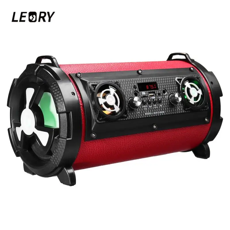 

LEORY Bluetooth Speaker Wireless Home Theater Subwoofer Multifunctional HiFi Stereo Outdoor Speaker for Smartphones TV