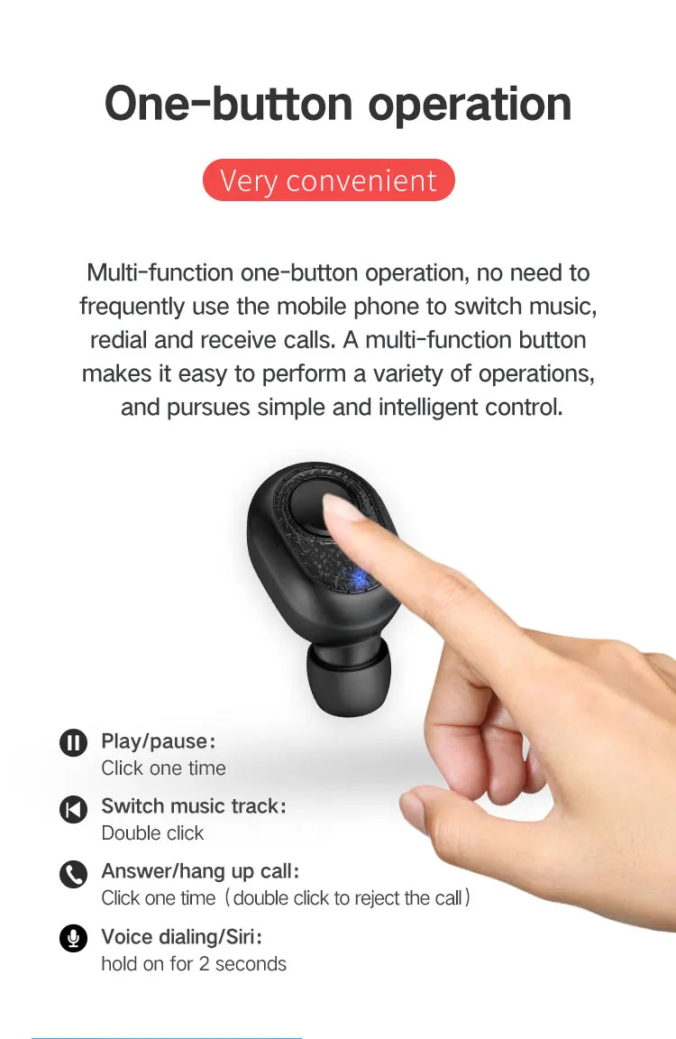 FineBlue X9 Plus Bluetooth 5.0 TWS Headset HiFi Stereo True Wireless Earbuds, Support voice assistant, Stereo surround, Fingerprint Touch control | astrosoar.com