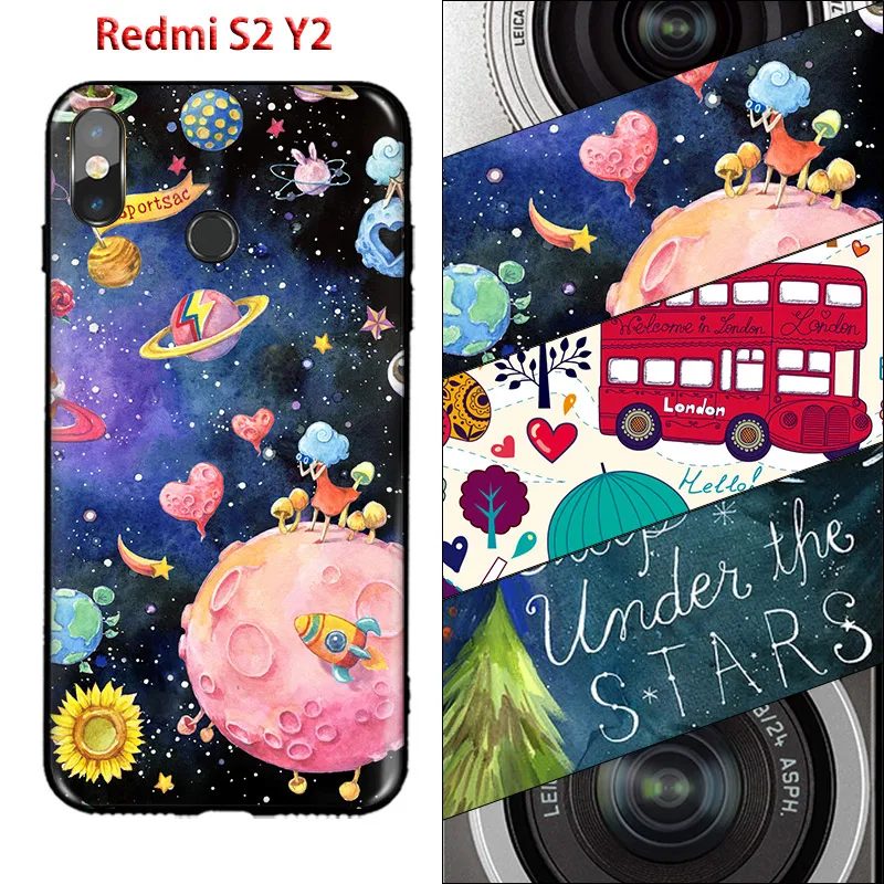 Xiaomi Redmi S2 Case Xiaomi Redmi S2 Cover Soft TPU Cover Phone Case Xiaomi Redmi S2 Y2 RedmiS2 Global Version Case Silicone