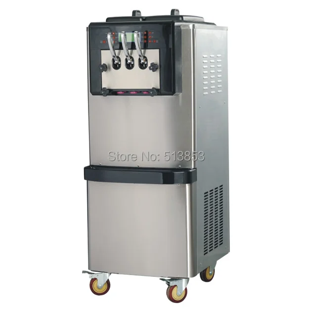 

BX588CTR 48-58L/H vertical ice cream machine Dual system/ soft ice cream machine,stainless steel ice cream maker