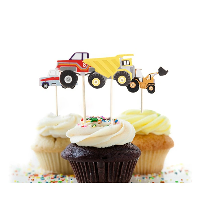 48 шт. автомобильные топперы для капкейков|topper picks|toppers cupcaketopper car |