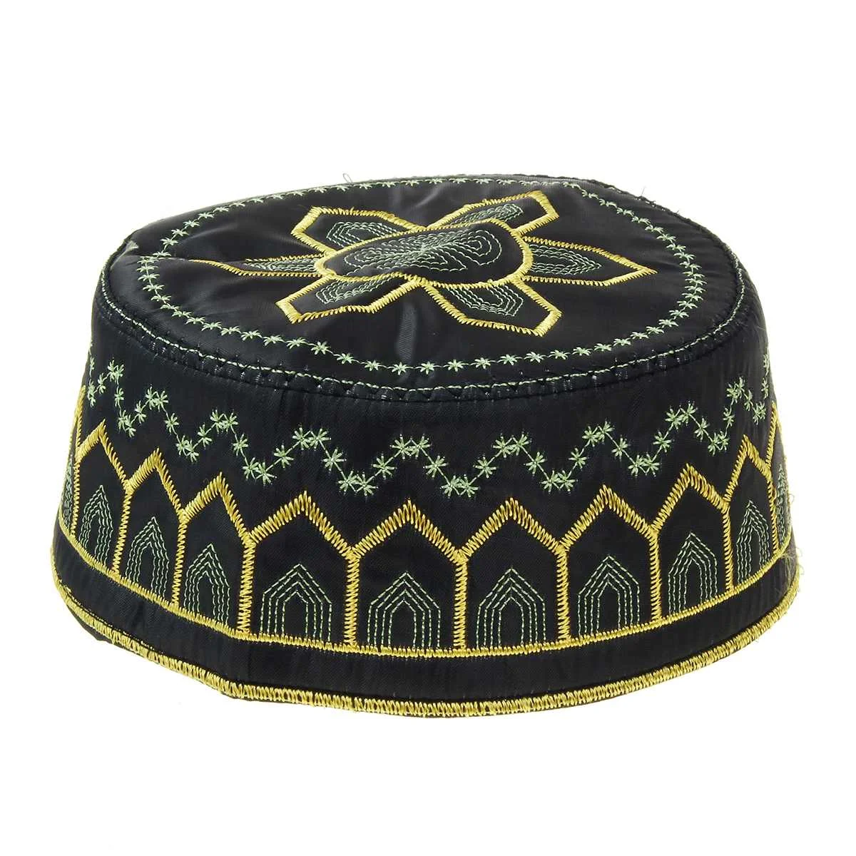 Модная мусульманская шапочка для молитвы, шапка s, индийская шапка Topi Kufi, круглая Кепка, ИД Рамадан, молитва арабским мужчинам, мусульманская, Новое поступление