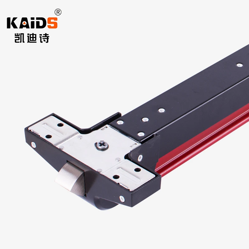 KAIDS Iron Paint Single Push Rod Lock Gate Bolt Fire Escape Doors Lock Anti-Panic Device Bar Exit Lock Push Bar Fire door lock