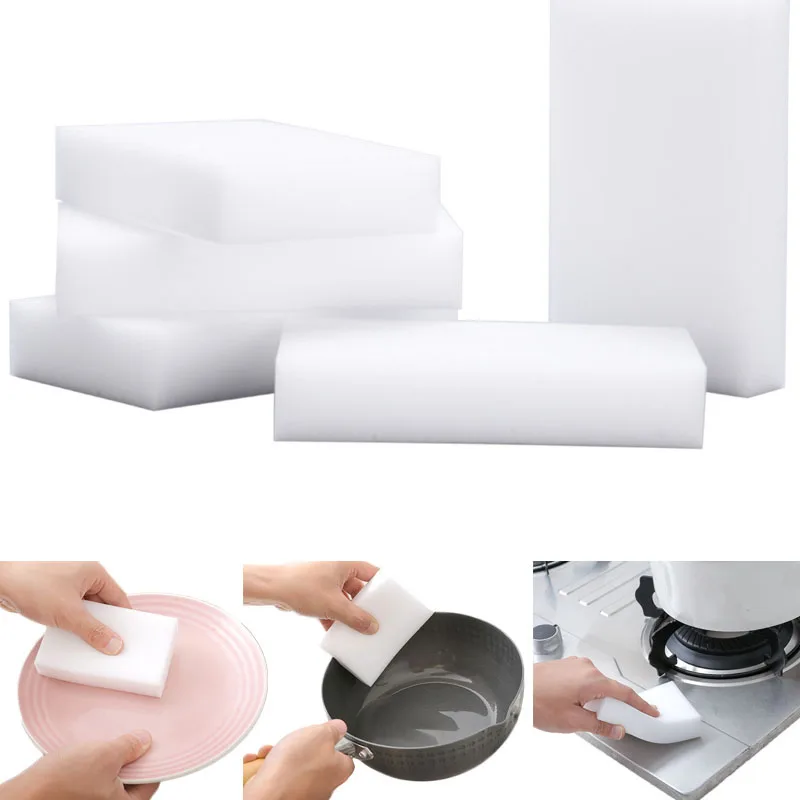 

5/10/20pc Sponge Eraser Kitchen Duster Wipes Home Clean Accessory Microfiber Dish Cleaning Melamine Sponge Nano 10*6*2cm