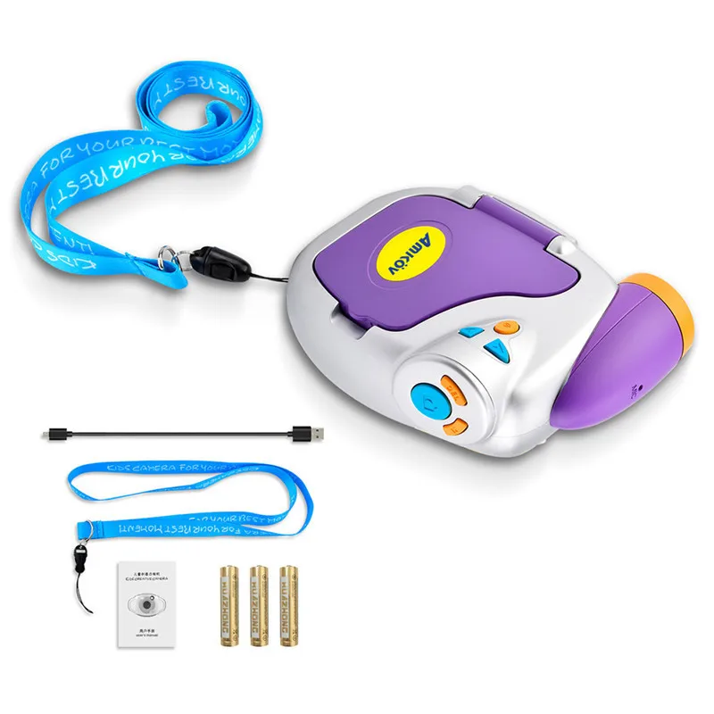 1.5 Inch Color Display Mini Children Kids Camera 5 Megapixel High-definition Network Camera Digital Photo Camcorder