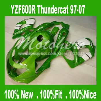 

Fairing for YAMAHA YZF600R Thundercat 1997-2007 YZF600R 96-07 YZF 600R 97 98 99 00 01 02 03 04 05 06 07 fairings part green whit