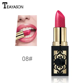 

12-color new hot mermaid lily color shiny lipstick pigment metal lip gloss lasting gloss moisturizing