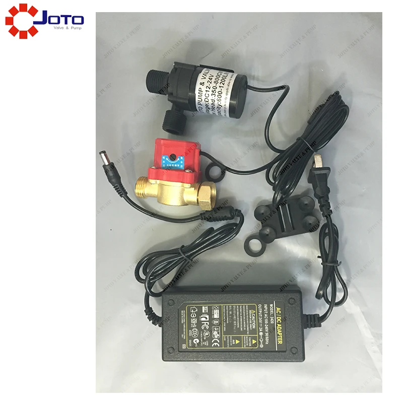 

9.19Whole Set DC Bath Pump Water Pump 12V/24v with Flow Switch and Power Supply