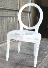 crystal transparent back wood Lois wedding dining chair LQ-L5881R