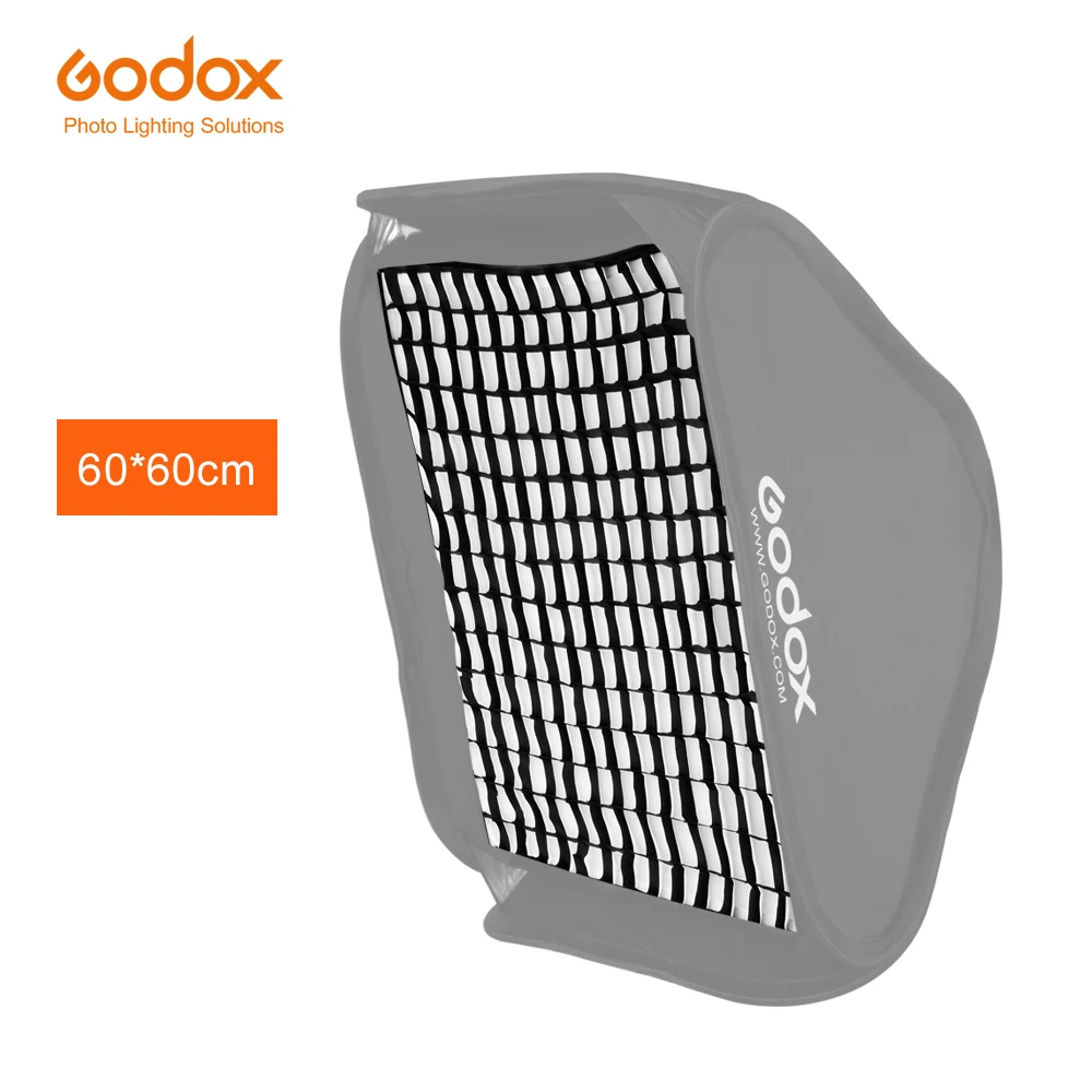 Ячеистая сетка Godox 60x60 см/24 &quotx 24&quot для студийной вспышки S type Speedlite (только Сетка