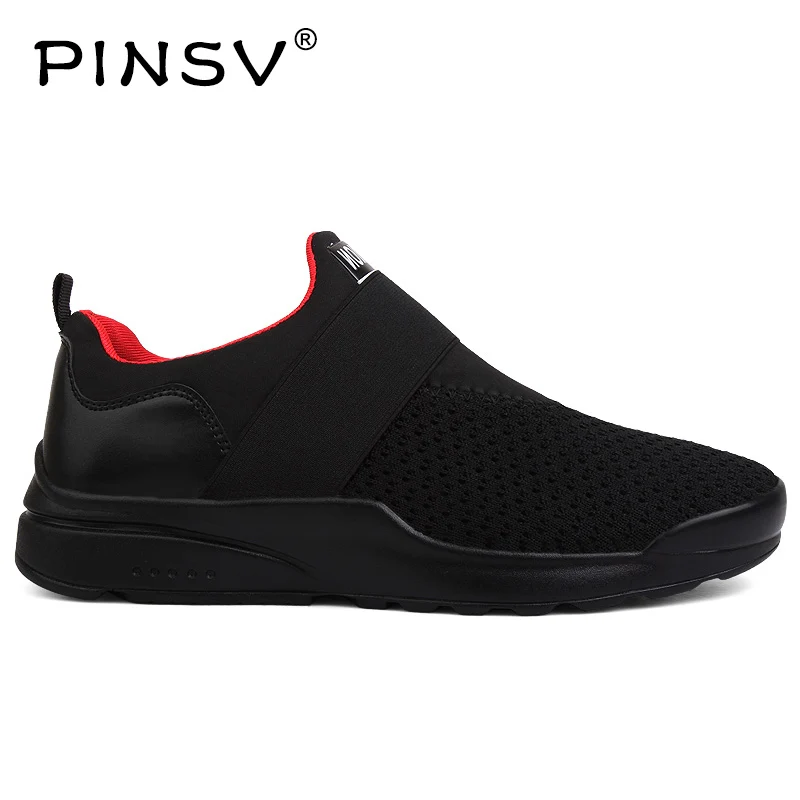 

Sneakers Mens Shoes Casual Slip On Shoes Men Loafers Black Air Mesh Trainers Men Footwear Zapatos Hombre Plus Sizes 39-46