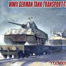 Modelcollect UA72158 1/72 Второй мировой войны немецкие танковые транспортные поезда