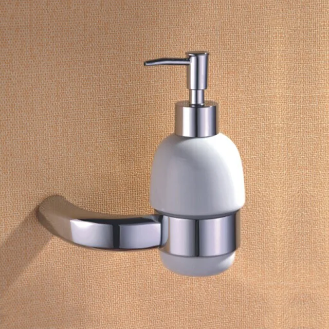 Luxury Shower Foam Soap Dispenser Chrome Bathroom Accessory Br Luxury Shower Foam Soap Dispenser Chrome Bathroom Accessory Br Wall Mounted Shampoo Hand Liquid Bottle