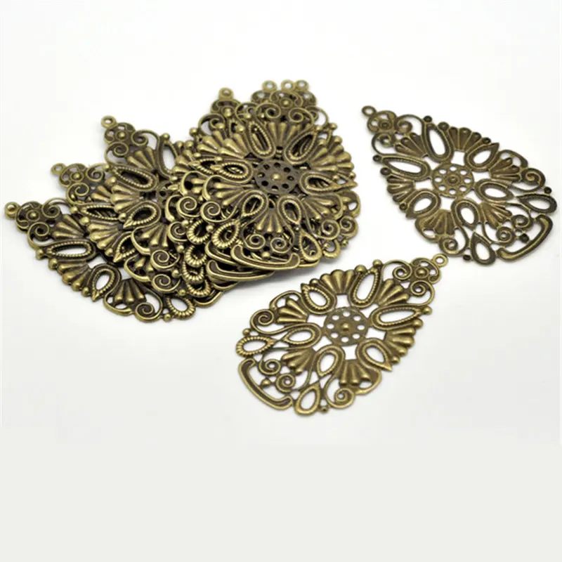 DoreenBeads 20 бронзовых подвесок/коннекторов 6 8x4 см (B15265) yiwu|jewelry lace|jewelry toothjewelry box necklace