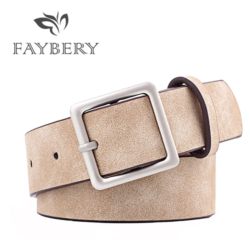 

New Design Metal Buckle Belts for Women Western Cowgirl PU Leather Belt High Quality Black Suede Leather Belt for Dress Jeans