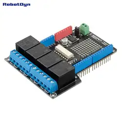 Релейный Щит для Arduino Uno, 4 реле (в сборе)