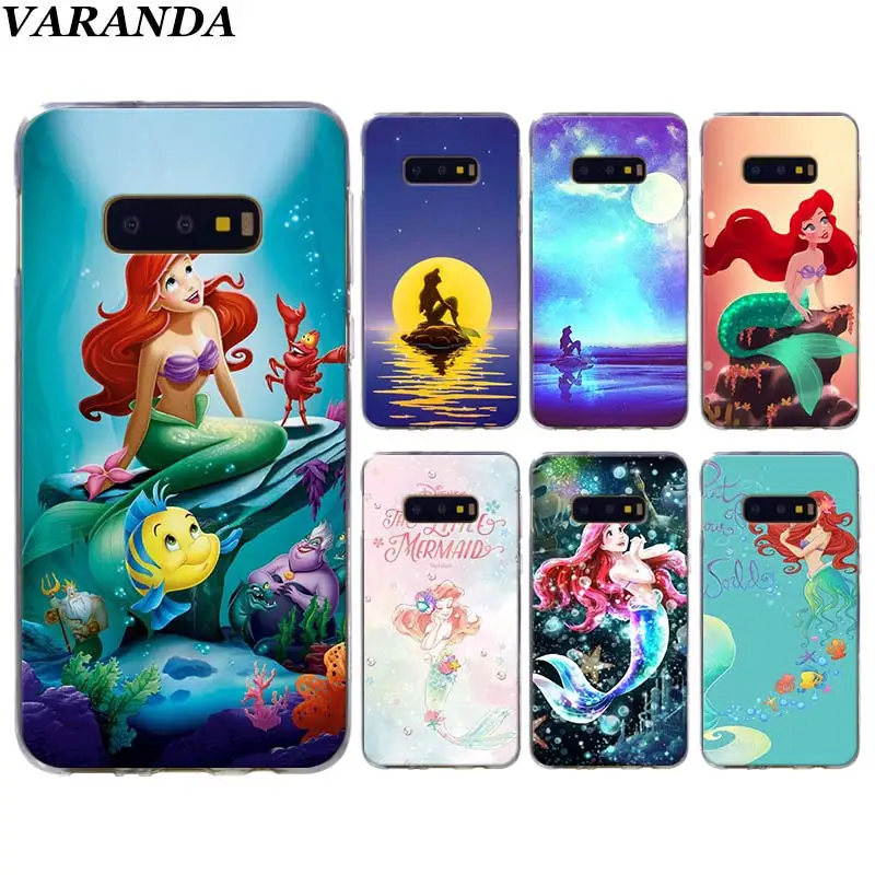 

Ariel little mermaid Phone cases for Samsung Galaxy S10 Plus S10e S8 S9 Plus S6 S7 edge A50 Note 8 9 TPU Soft Silicone case