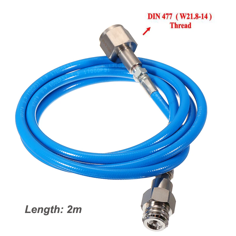 

New Soda Stream/Soda Club to External Co2 Tank Adapter and Hose Kit Work Pressure Up To 4500psi /Quick Disconnect Connector