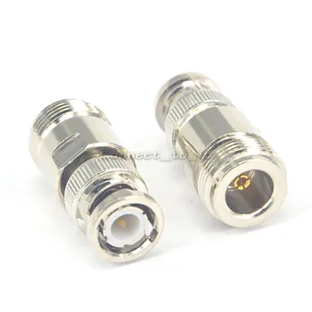 

100 Pieces N - BNC adapter N Jack female to BNC male Plug straight connector