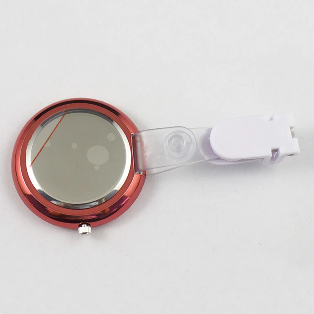 8 Candy Color Fashion Women Silicone Nurse Watch Round Dial Doctor Medical Quartz Pocket Fob Watches Brooch Pendant