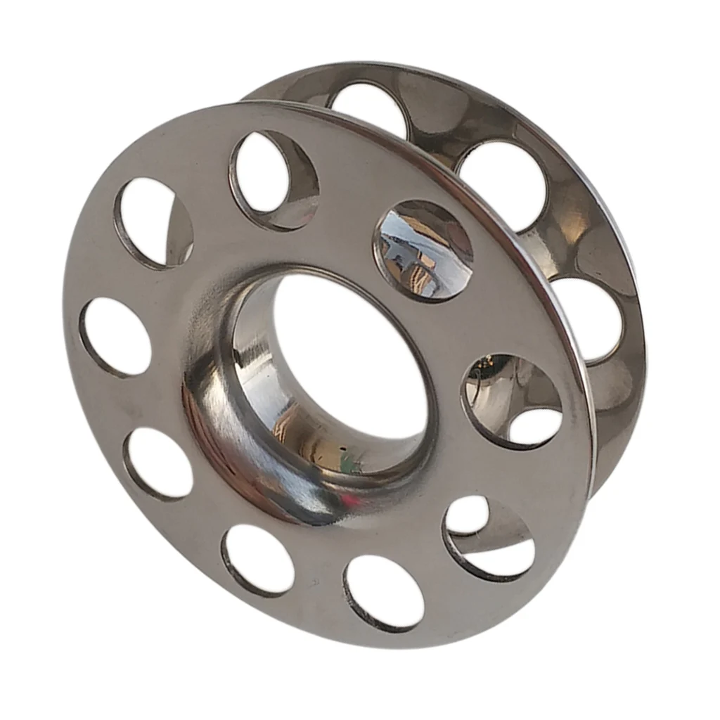  Stainless Steel Scuba Dive Finger Reel Diving Guide Line Spool Scuba Dive Finger Spool Dive Reel for Scuba Diving