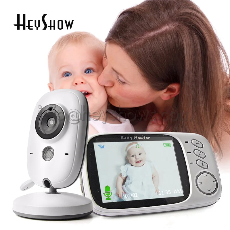 VB603 Video Baby Sleep Monitor, Wireless LCD, Two Way Audio Talk, Night Vision, Surveillance Camera Monitoring, 3.2 Inches, 2.4G image_0