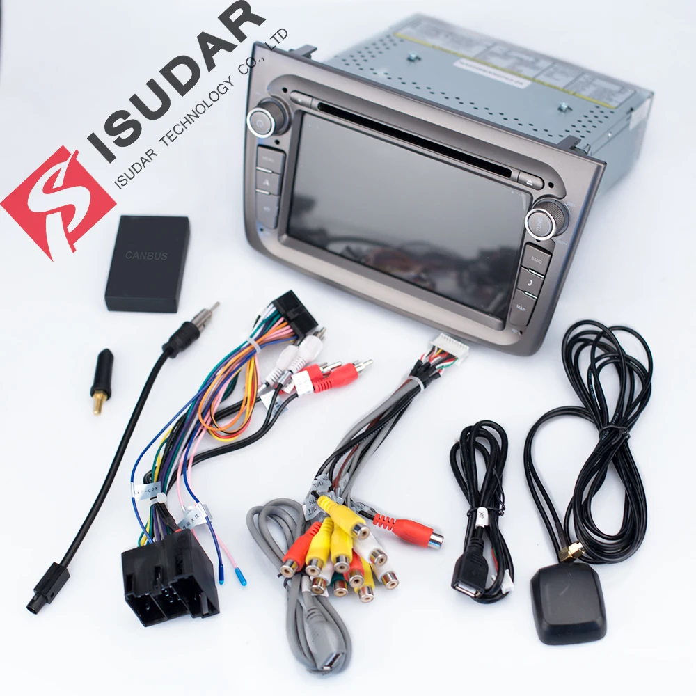 Cheap Isudar 1 Din Car Multimedia Player Android 9 For Alfa Romeo Mito 2008- CANBUS Auto Radio Quad Core Video DVD GPS System USB DVR 3