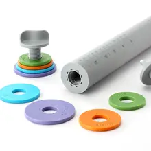 Многофункциональный толщинистый Регулируемый тесто валик Скалка кухонный инструмент