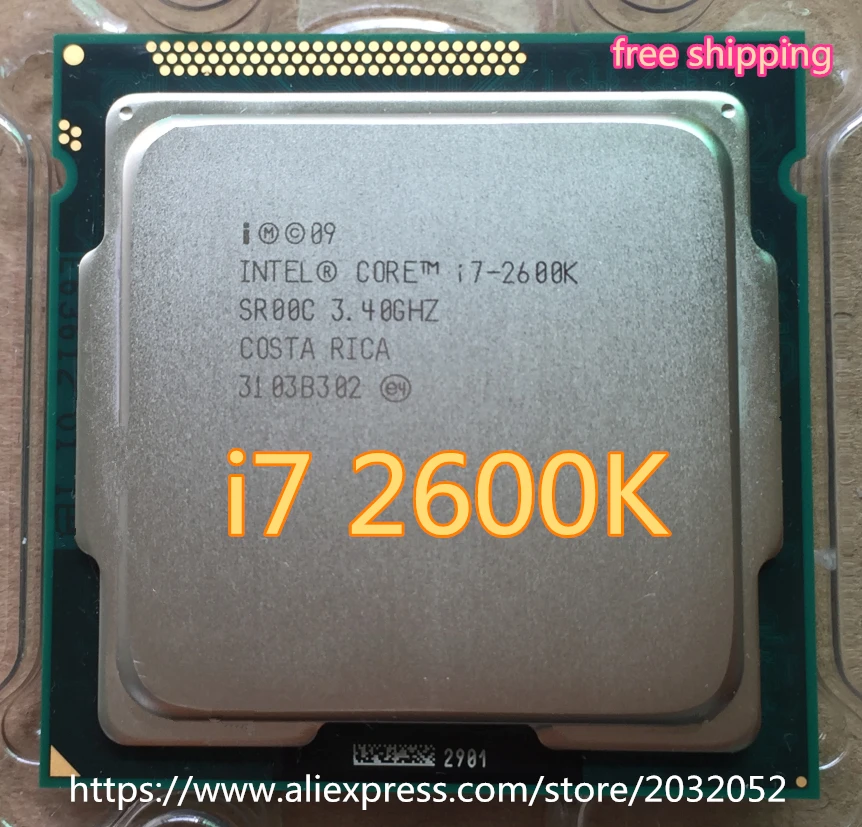 Intel Core I7 2600k 8m/3.4g/95w Quad Core Processor 5gt/s Sr00c Lga 1155  Socket I7-2600k Free Shipping - Cpus - AliExpress