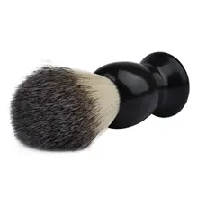 Мужские черные супер нейлоновые щетины для кожи лица, щетка для бритья, ручка, клиренс, борода, парикмахерский инструмент, идеальный салон, поставка подарков