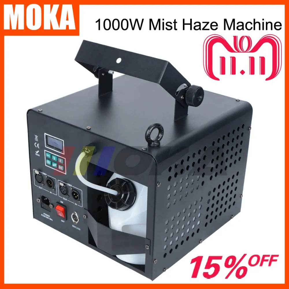 New 1000w Mist Haze Machine Stage Smoke Fog Machine DJ Effect Equipment DMX remote control lcd display fogger smoke machine New 1000w Mist Haze Machine Stage Smoke Fog Machine DJ Effect Equipment DMX remote control lcd display fogger smoke machine