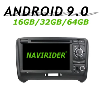 

High configuration Octa Core Android 9.0 Car GPS Multimedia For Audi TT 2006-2013 Car Radio bluetooth 64GB large memory