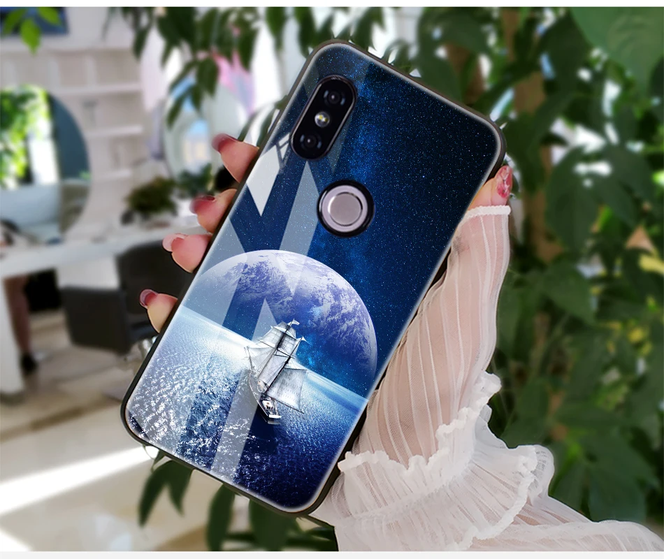 TOMKAS Tempered Glass Silicon Case For Xiaomi Redmi Note 5 Pro 4X Cover Redmi 5 Plus 4X Global Phone Case For Xiaomi Mi A1 Space (23)
