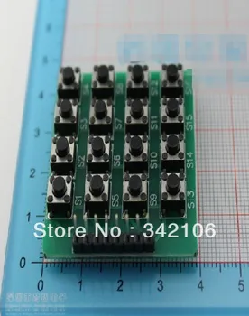 

Free Shipping!!! 2pcs Micro Switch 4X4 matrix keyboard 16 keys keyboard microcontroller external expansion module sensor