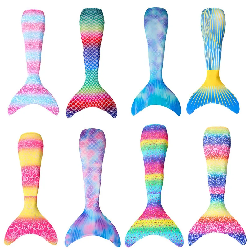 

Kids Mermaid Tail Swimwear Girls Little Mermaid Cosplay Costume High Waist Bikini Swimsuit Summer Beach Swimming Mermaid Tails