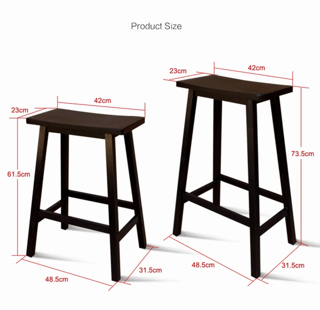 Us 68 0 2pcs 29 Solid Pine Wood Saddle Seat Bar Stool Black In Chairs From Furniture On Aliexpress Alibaba Group Us 68 0 2pcs 29 Solid Pine Wood Saddle Seat Bar Stool Black In Chairs From Furniture On Aliexpress Alibaba Group