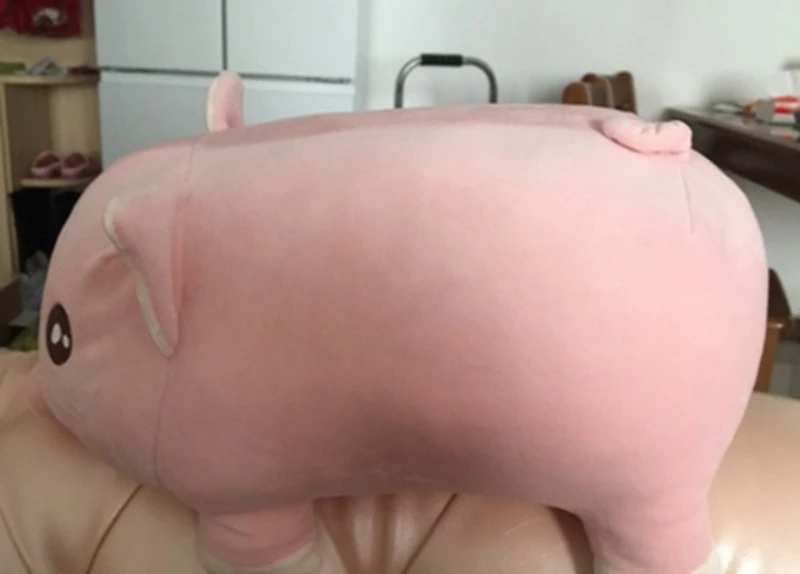 Dorimytrader New Cuddly Soft  Anime Pig Plush Toy Big Cartoon Fat Piggy Doll Animals Pillow 28inch  70cm DY50171 (11)