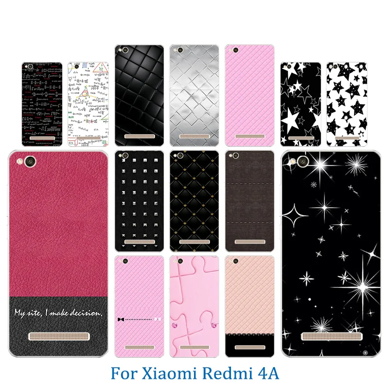 5 0 дюйма для Xiaomi Redmi 4A 4 A чехол с разноцветным узором задняя крышка мягкий TPU Hongmi