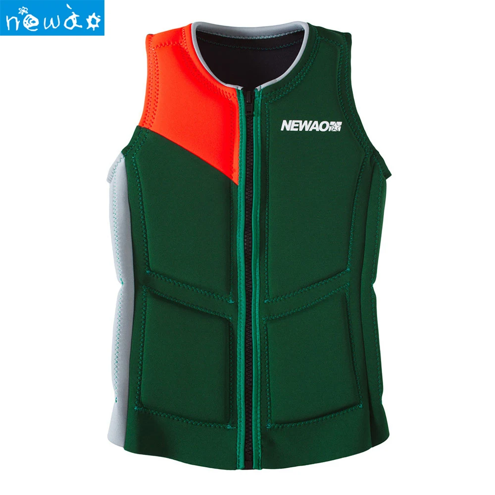 

NEWAO Professional Neoprene Adult Impact Life Vest Jacket Kitesurfing Kiteboarding Motorboat Surfing Windsurfing Wakeboarding