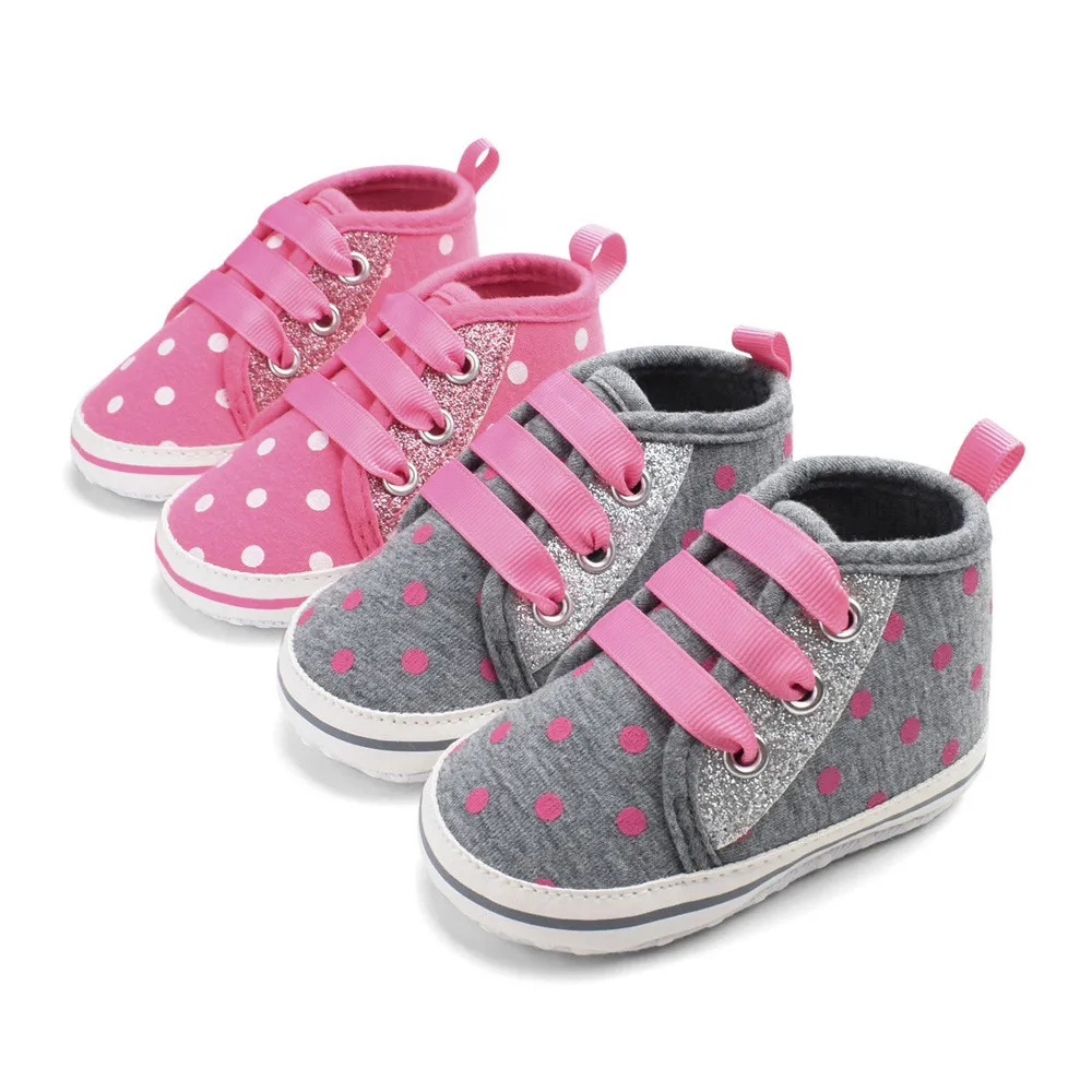 Baby Shoes Girls Newborn Infant Baby First Walker Toddler Soft Sole