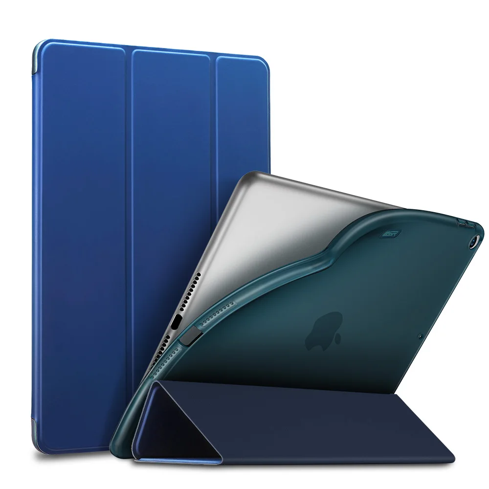 ESR чехол для iPad mini 5 2019 Folio Ultra Slim Fit Кожаный чехол Мягкие прорезиненные Вернуться ТПУ Магнит Обложка для iPad mini 5 Чехол