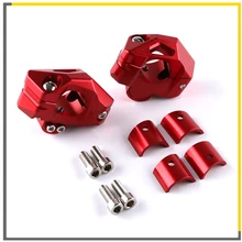 Рукоятка мотоцикла зажимы поднятый руль стояки для 22 мм 28 мм Универсальная модификация мотоцикла аксессуары жир бар грязи