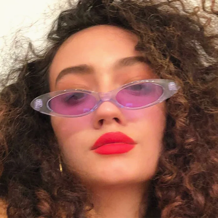 

Cute Sexy Ladies Cat Eye Sunglasses 2019 Women Vintage Brand Small Round Sun Glasses for Women Female Oval Glasses UV400