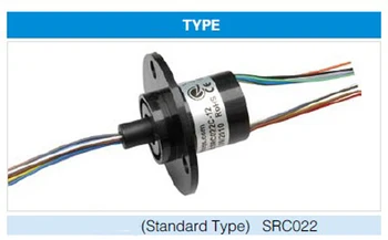 

SRC022 Standard Type 24 Channel Slip Ring Gold-gold Double Contact Capsule Slip Ring for DIY Rotation Joint Connector 24 Wires