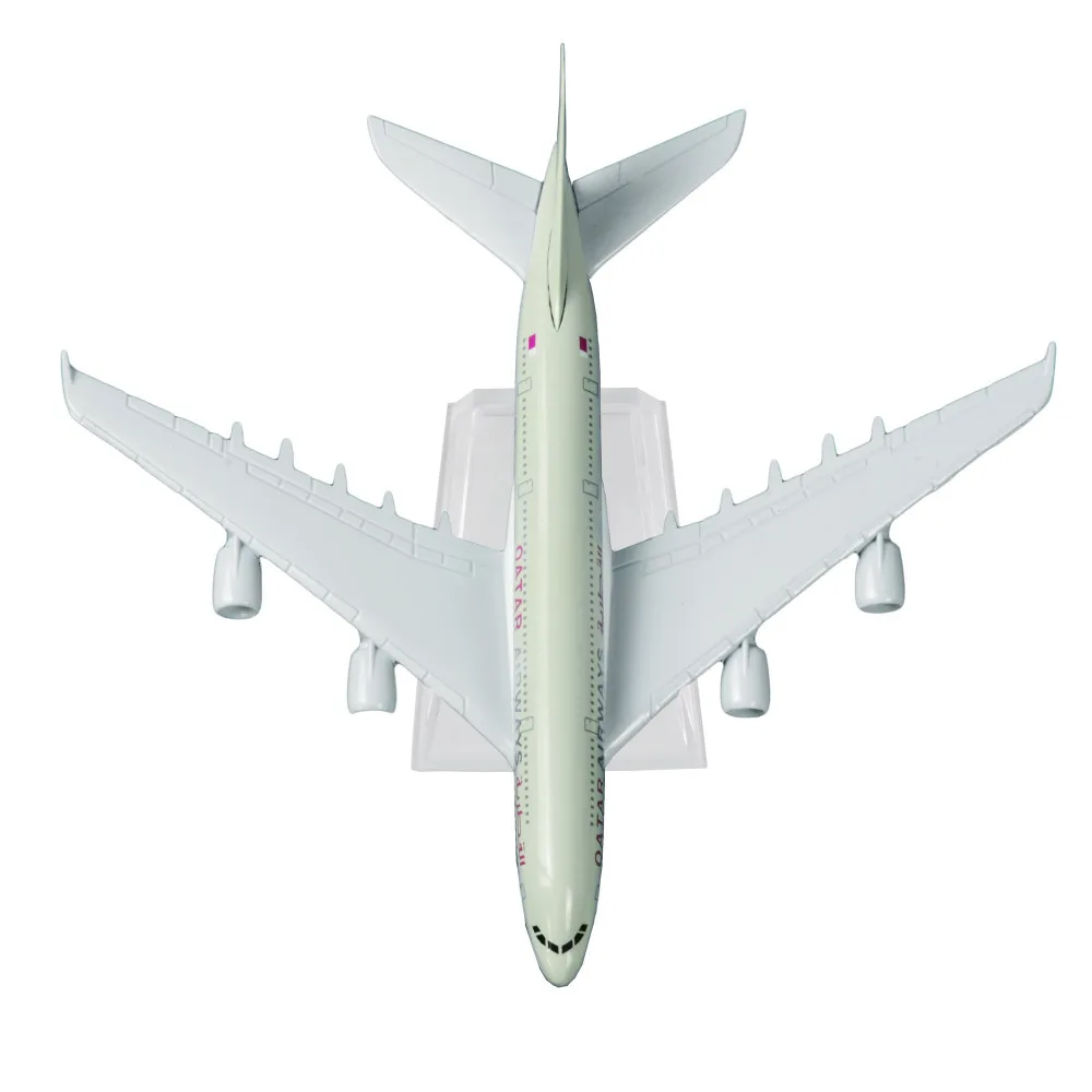 Qatar Airways Company Q. C. S. Модель A380 16 см комплекты для полета подарок на день рождения