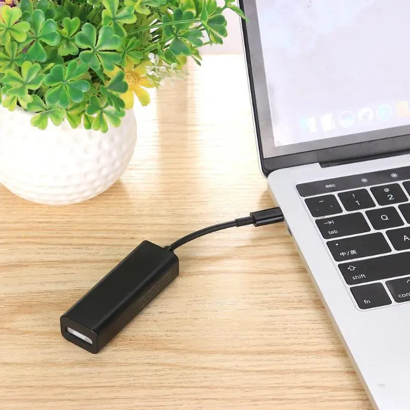 Продажа font b USB b font 3,1 type C штекер Magsafe 2 5Pin женский кабель адаптер шнура конвертера подходит для ноутбуков смартфонов с font b USB b font C портами